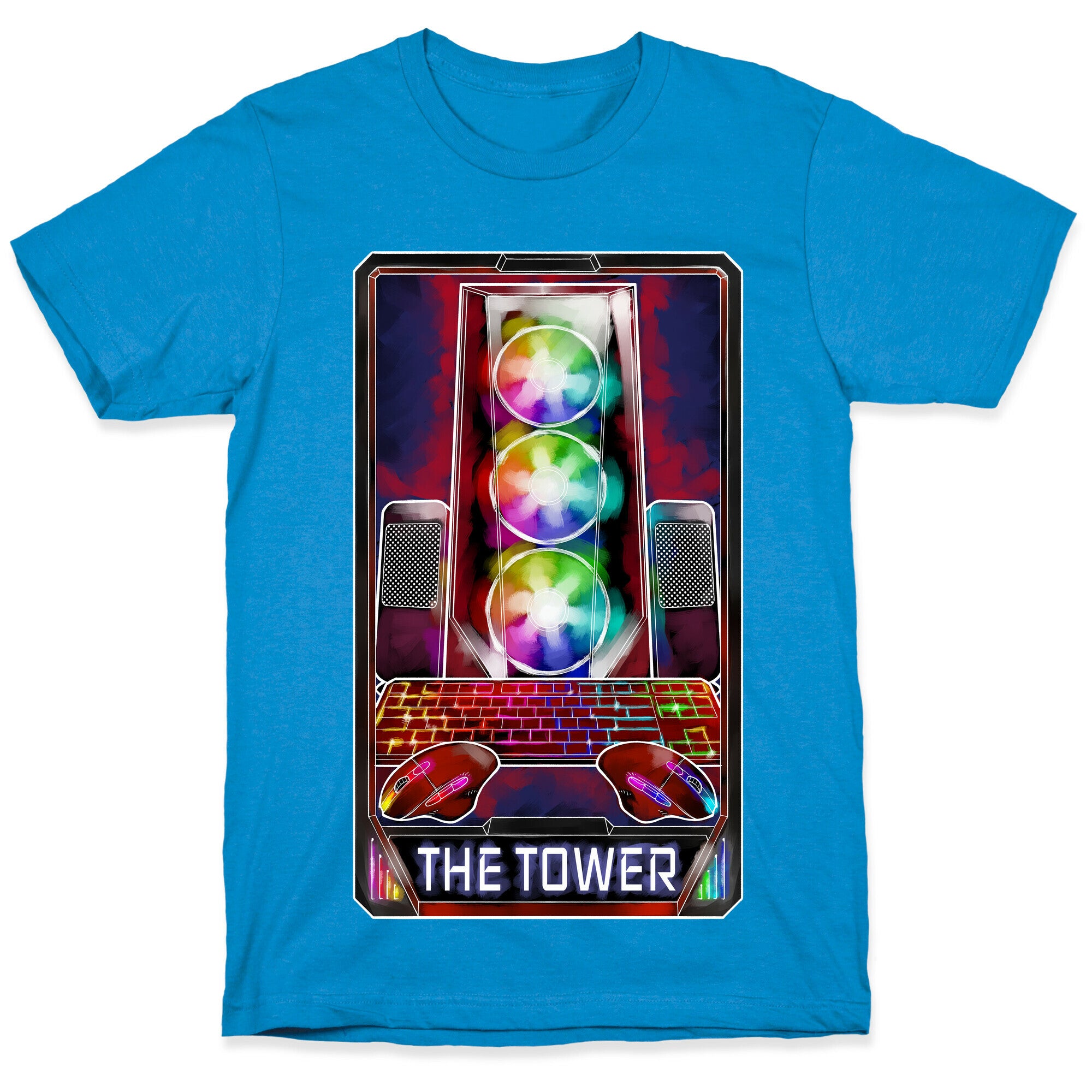 The Gaming Tower Tarot Card T-Shirt